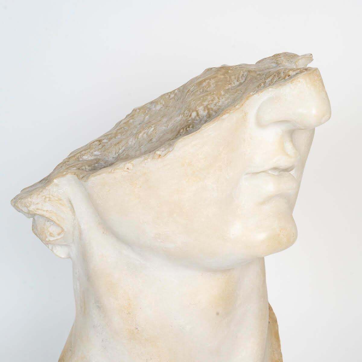 Sculpture Representing A Fragment Of The Bust Of Apollo. photo vinterior