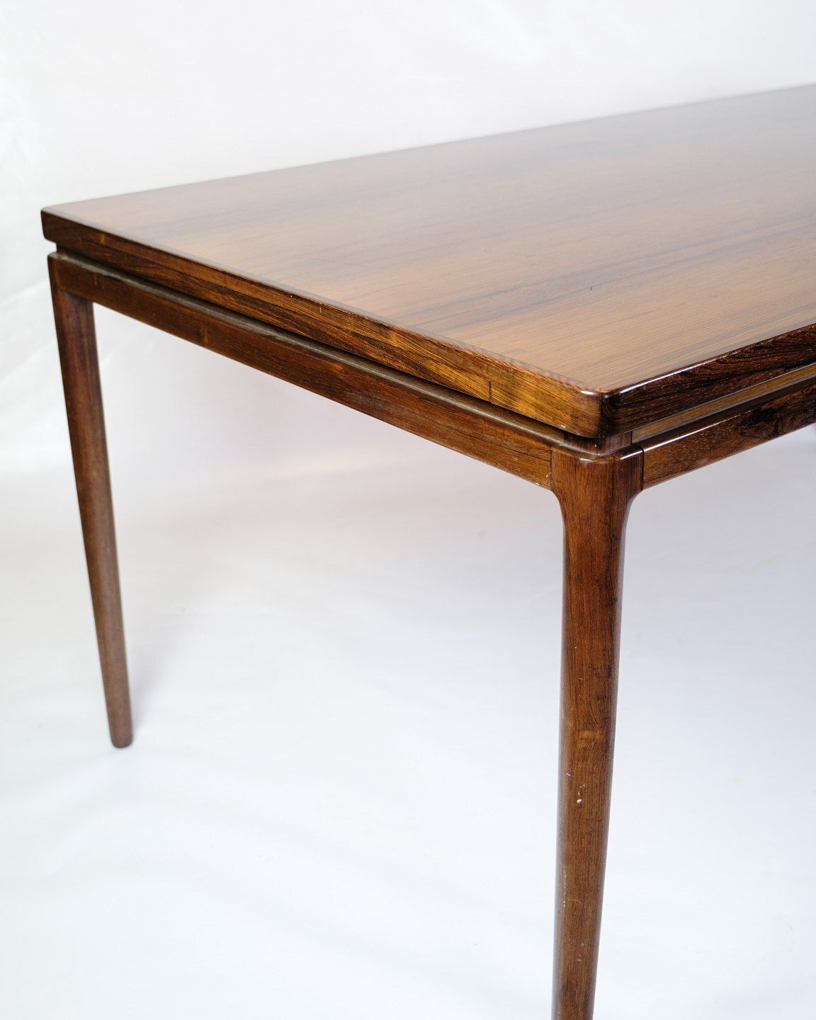 Dining Table With Extension In Rosewood By Johannes Andersen For Chr. Linneberg From 1960s photo Furniture