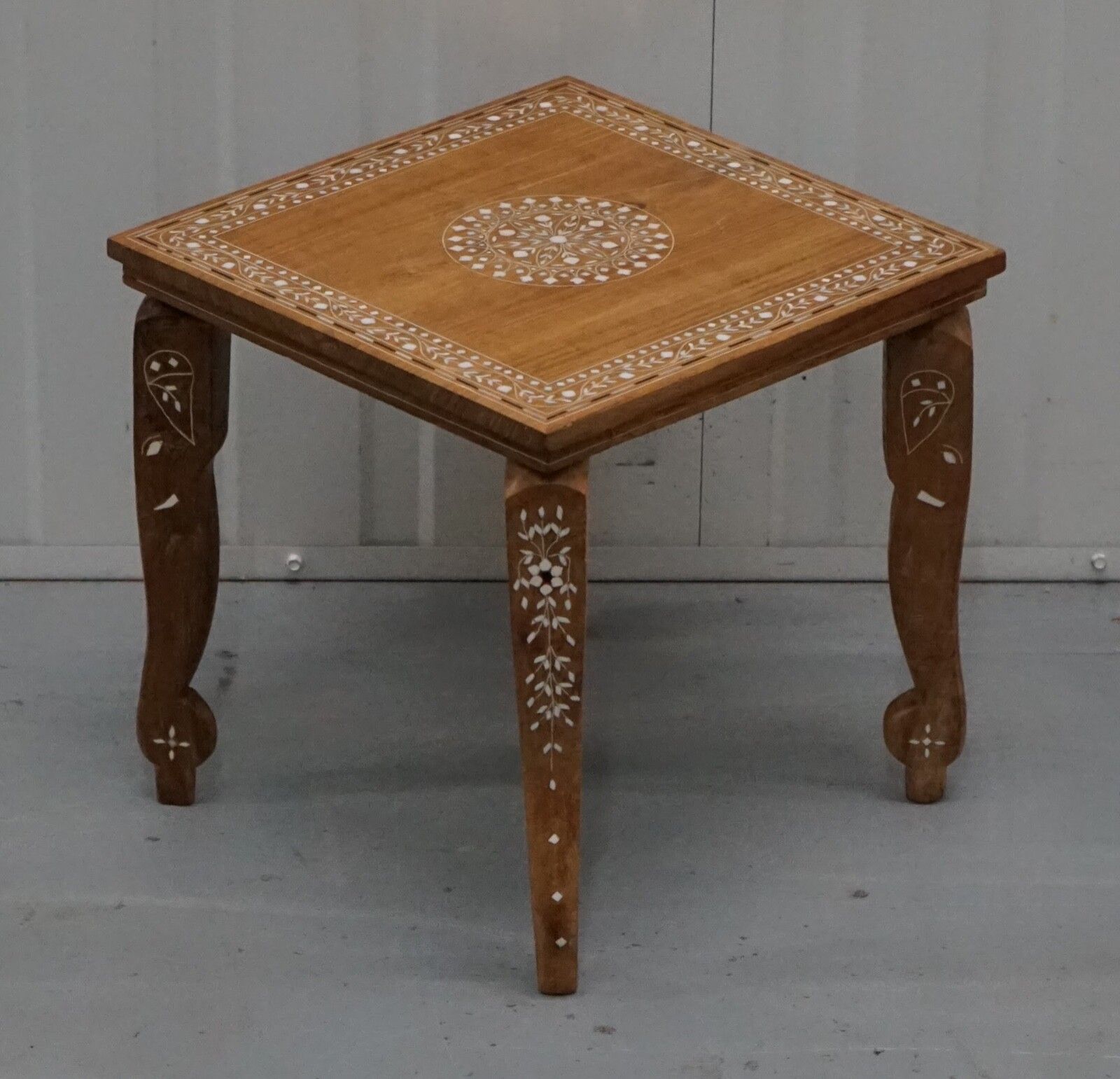Anglo Indian Inlaid. Wooden Table photo furniture