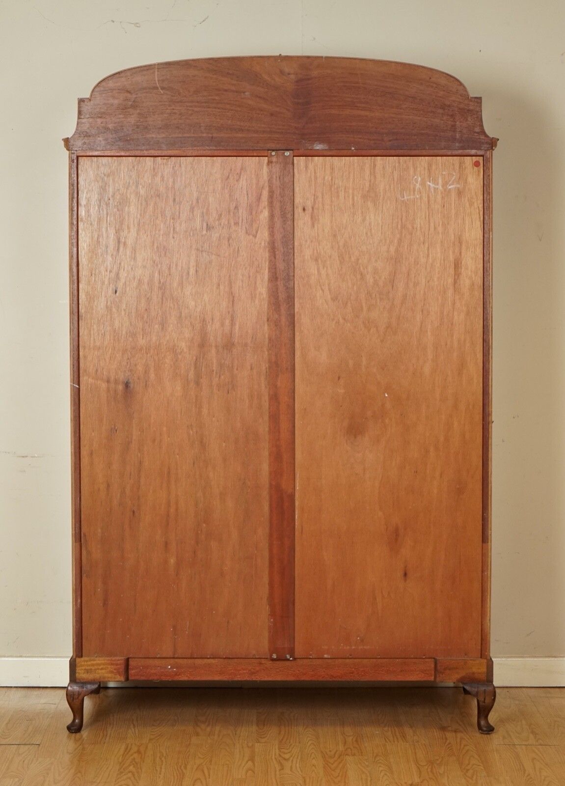 1620.0 Stunning Made In England Art Deco Burr Walnut Double Wardrobe photo