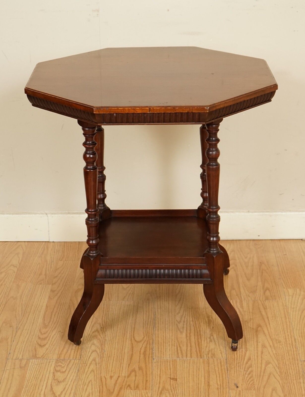 James Schoolbred Antique Arts & Crafts Octagonal Occasional Side End Table photo 590.0