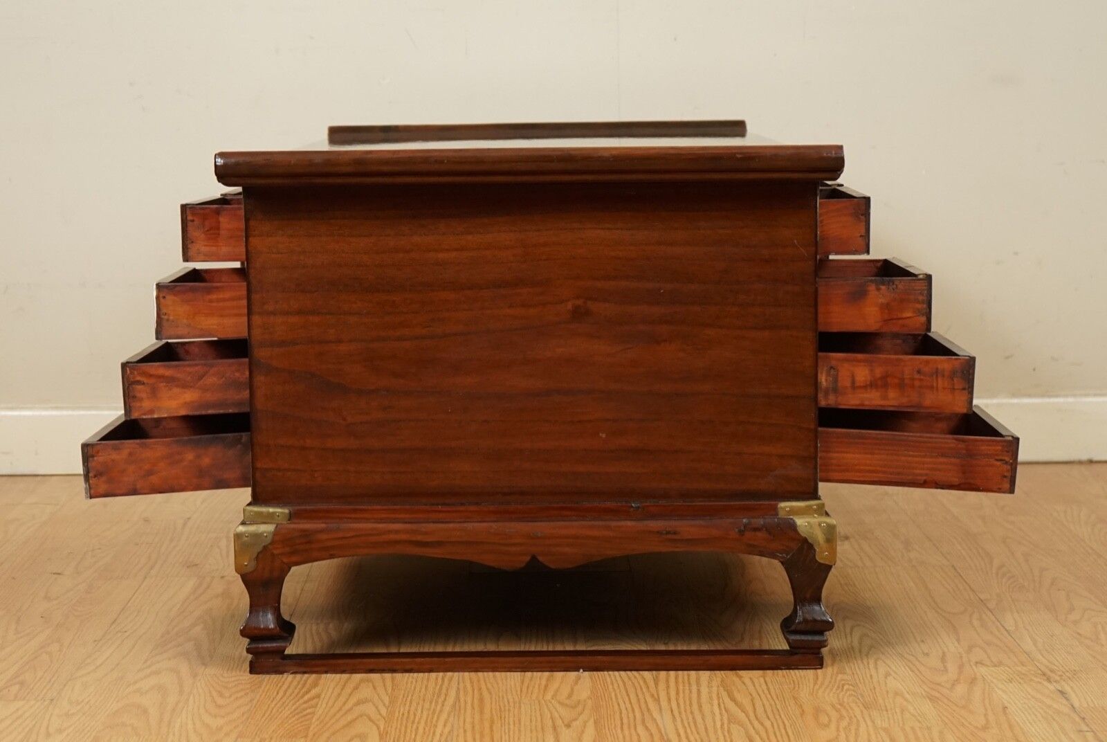 photo furniture Stunning Late 19th Centry Korean Elm Coffee Table With Lots Of Drawers