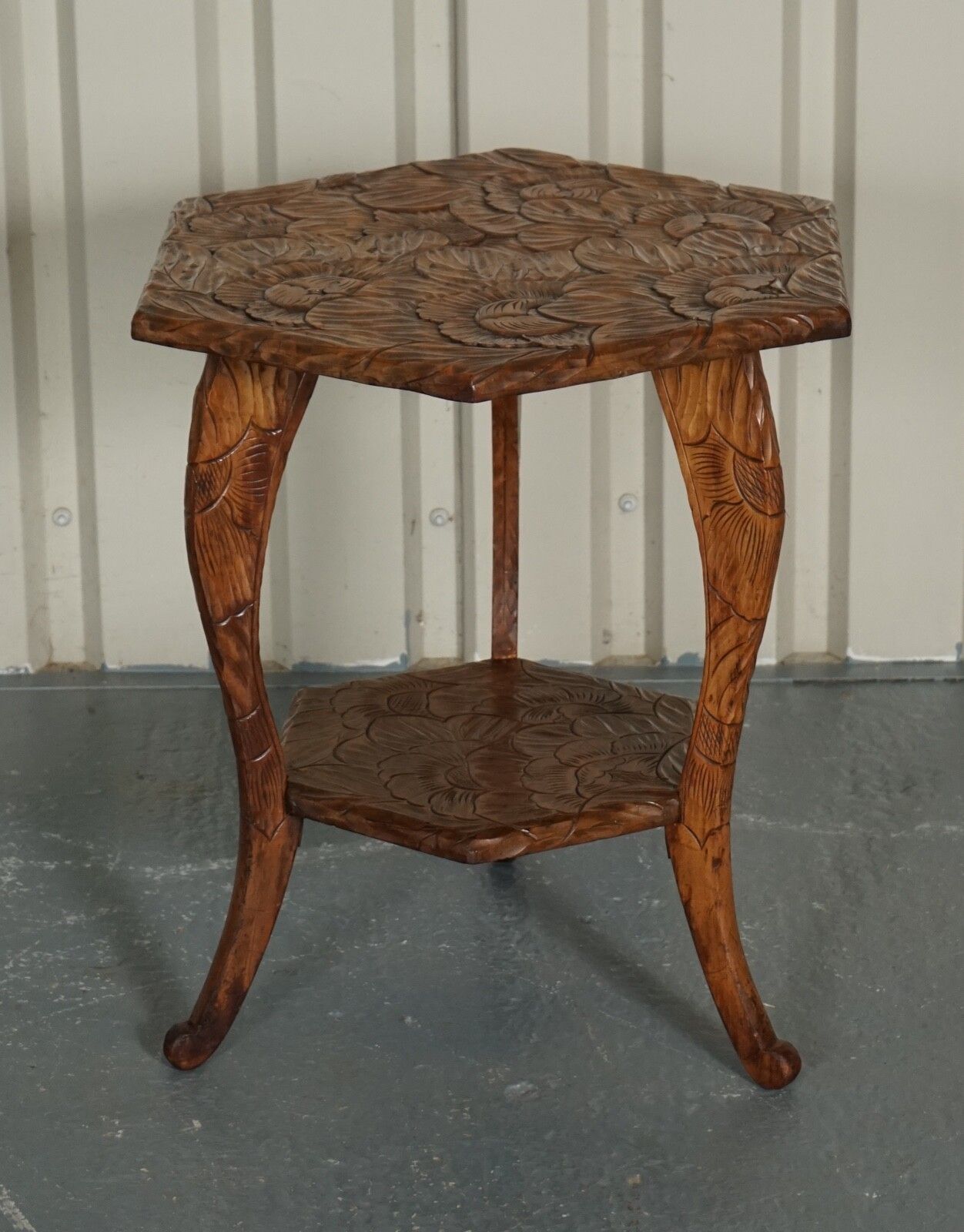 Early 19th Century Liberty's London Hand Carved Occasional Side End Lamp Table photo 850.0