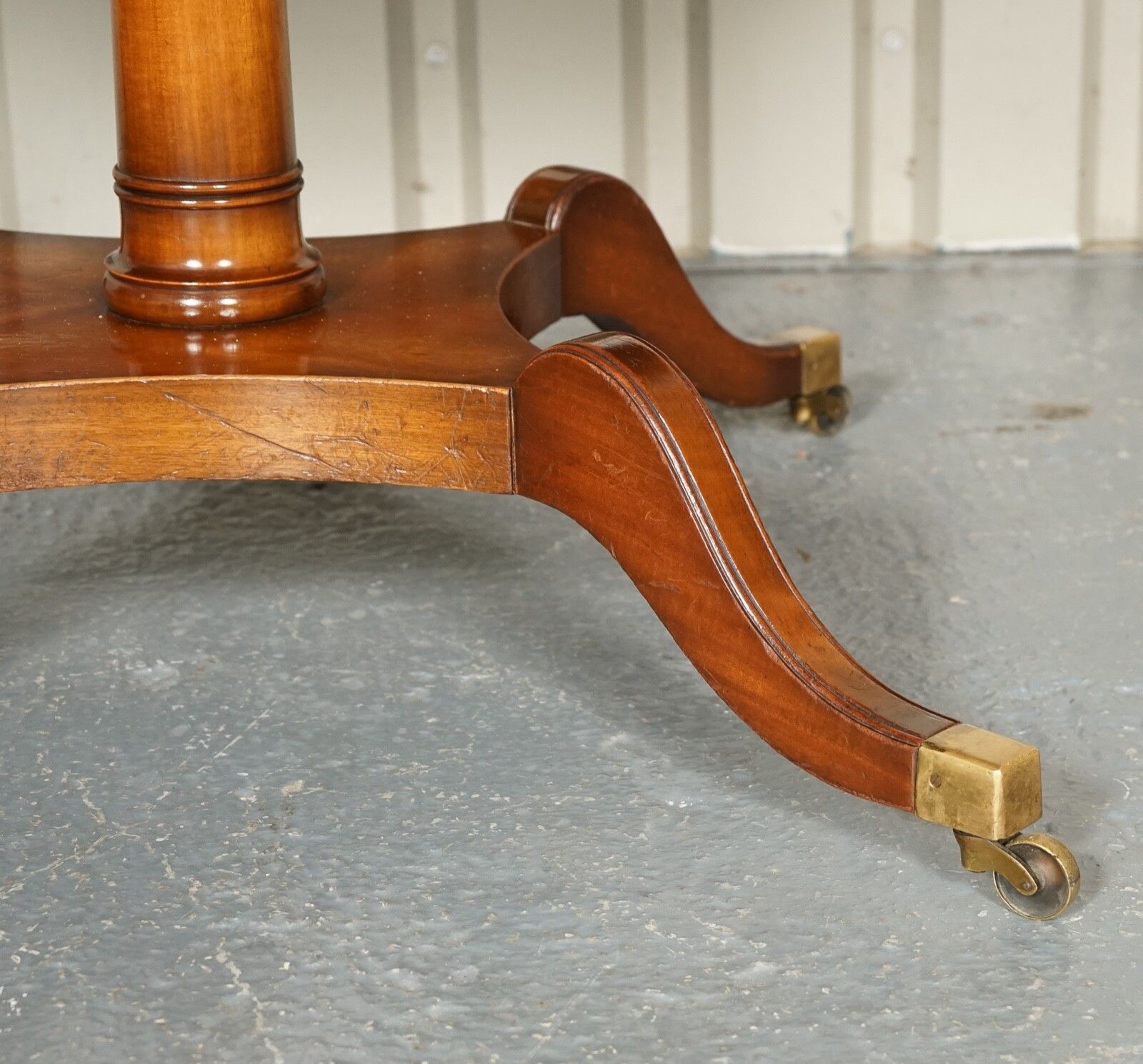 photo for sale Very Stunning Circular Burr Walnut Dining Table Made By Beresford & Hicks London