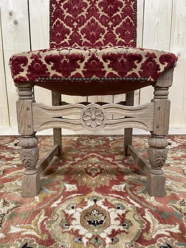 Suite De 6 Chaises Louis XIII   Haute époque En Chêne photo buy