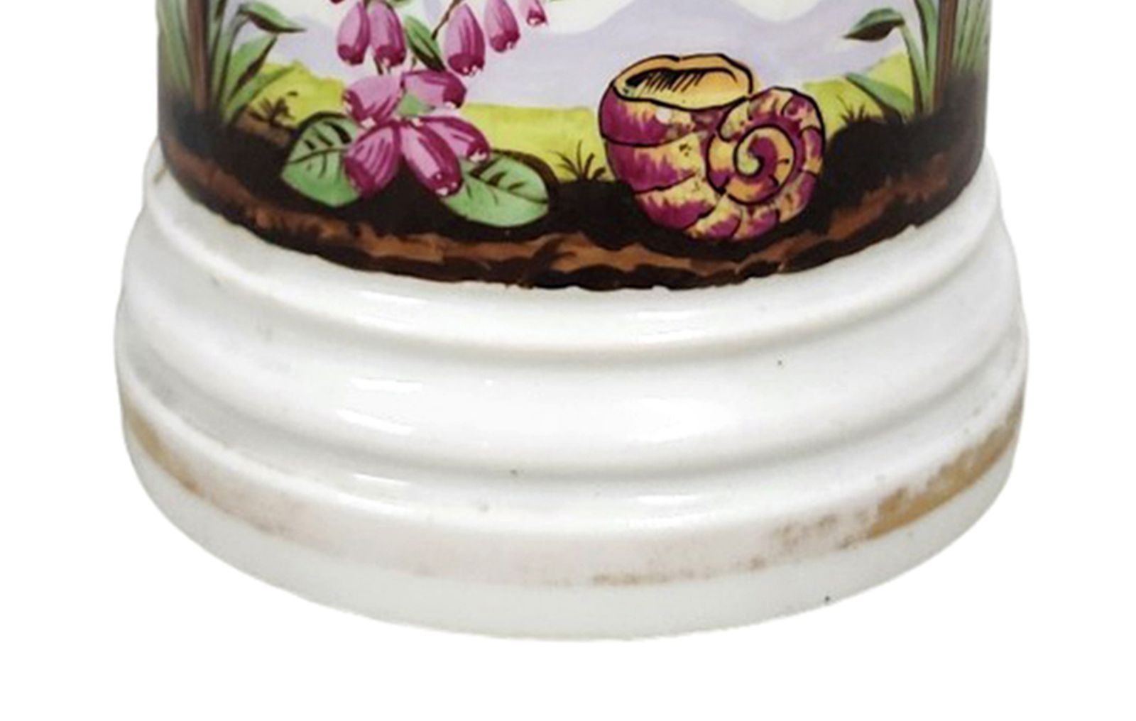 photo furniture Mid 19th Century French Glazed Porcelain Apothecary/Pharmaceutical Jar With Lid  'Cerat: C: Ox: Plumb:'