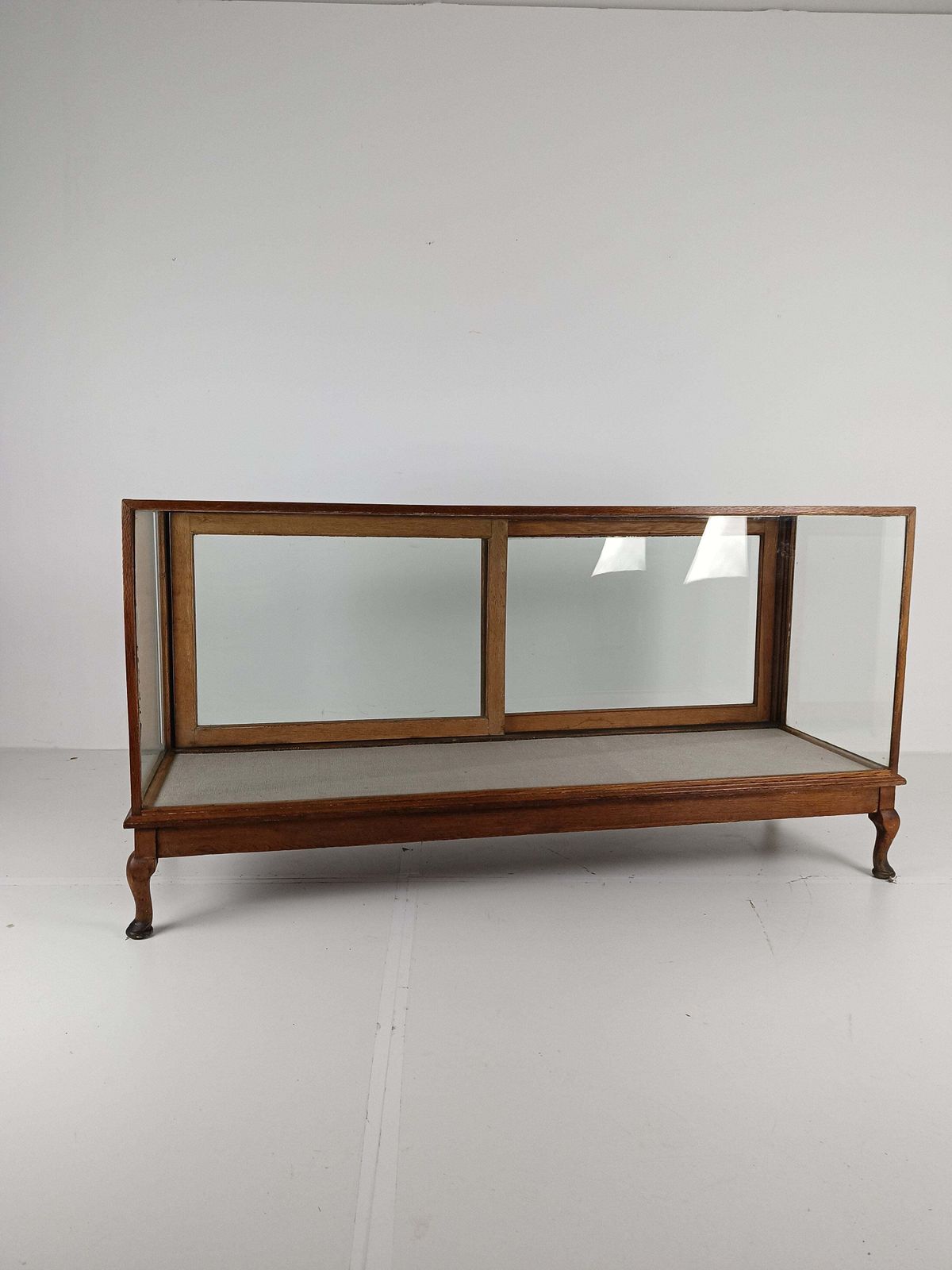 Antique Large Glass Dispay Cabinet / Shop Counter photo furniture