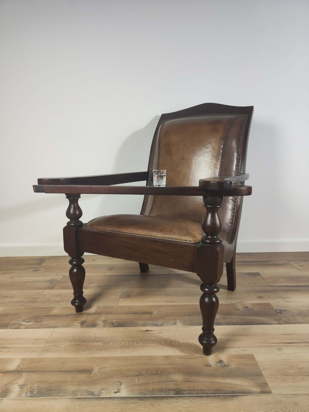Antique Castle Armchair/Chipperchair Including Stool photo for sale