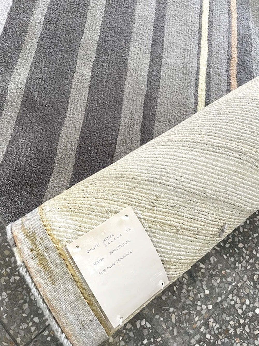 Artisca Vermont Hand Tufted Rug By Anton Moseler, France 1990s photo Textiles