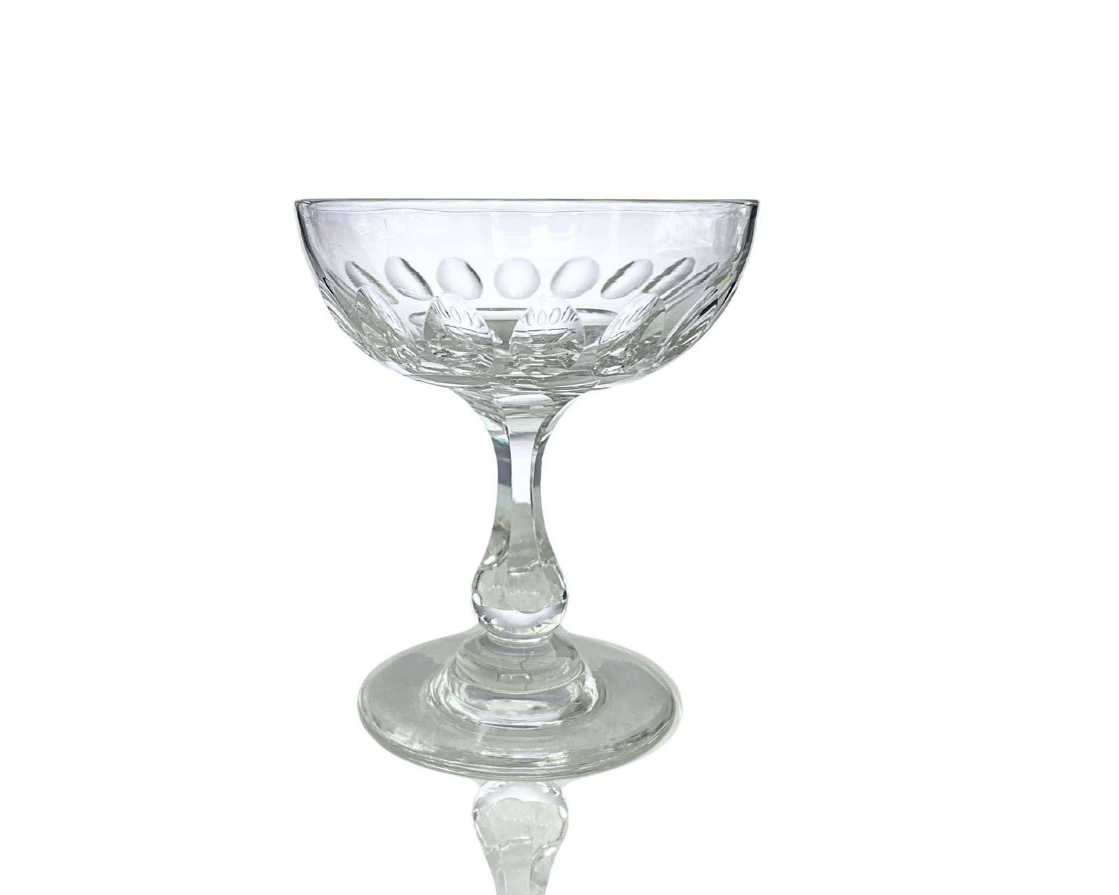 Kristallen Champagneglazen | 6 Stuks | 1904 | Val Saint Lambert photo furniture