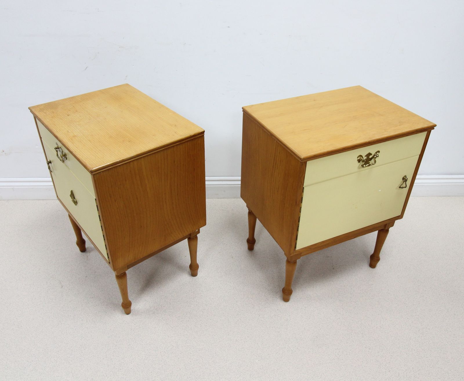 photo for sale Pair Of Mid Century Alfred Cox Bedside Cabinets