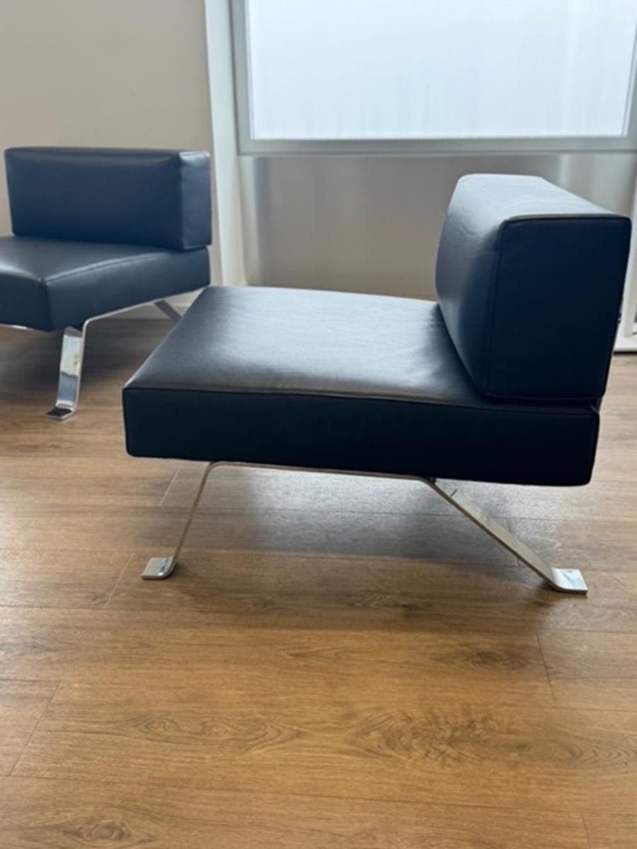 Charlotte Perriand Voor Cassina: Paar Fauteuils photo vintage