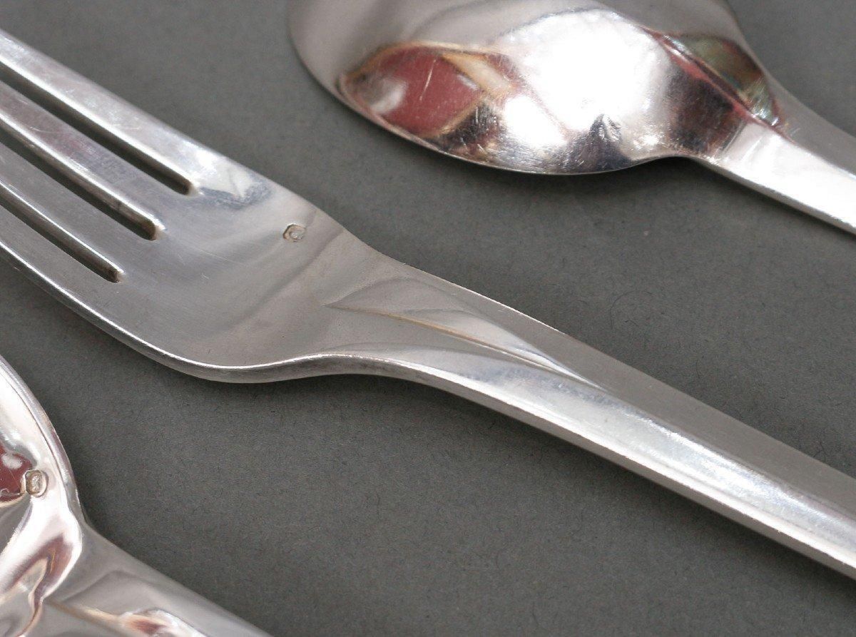 Fjerdingstad – Flatware In Sterling Silver 78 Art Deco Piecesflag photo vinterior