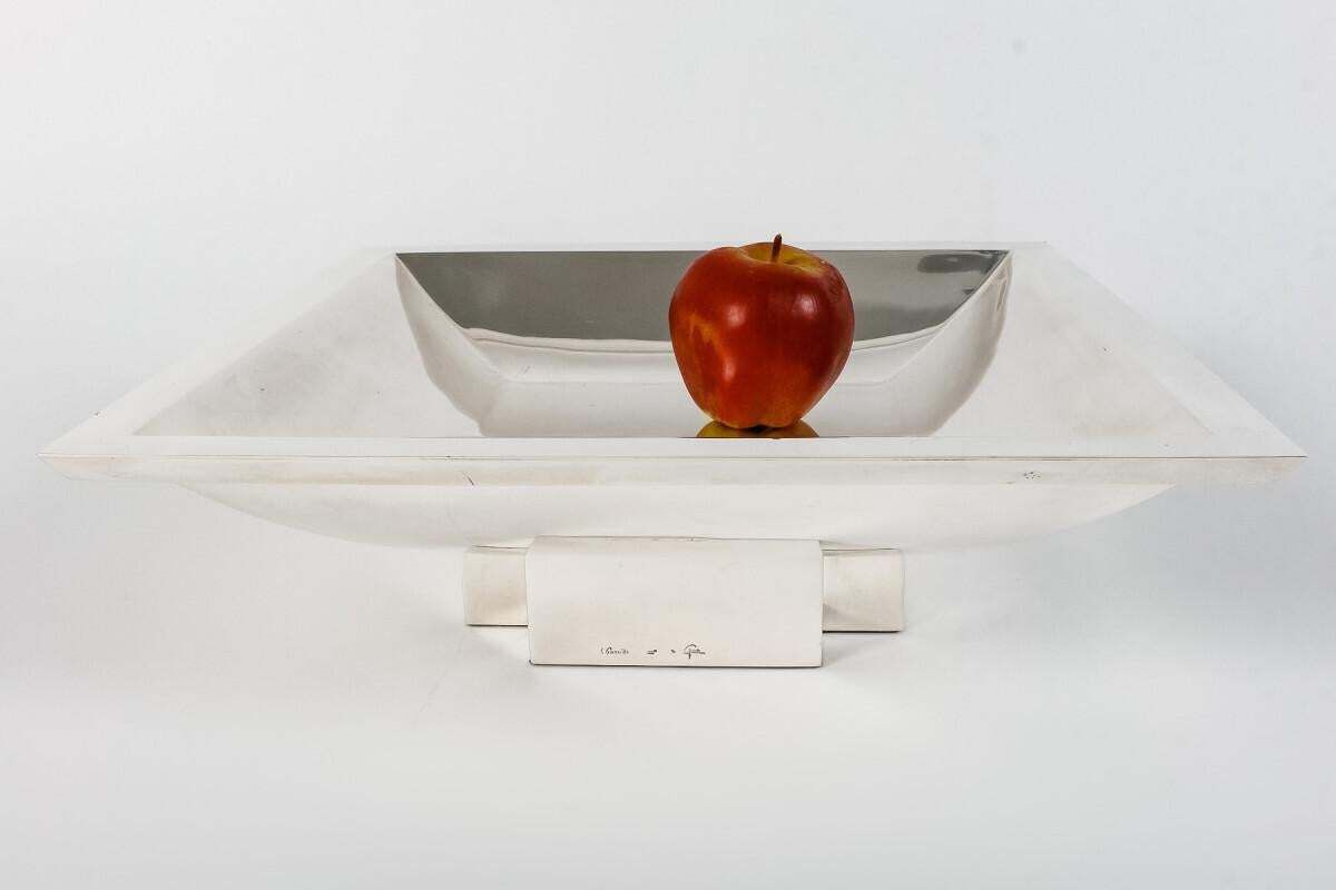 D. Garrido – Square Centerpiece In Sterling Silver 20th photo 15163.0