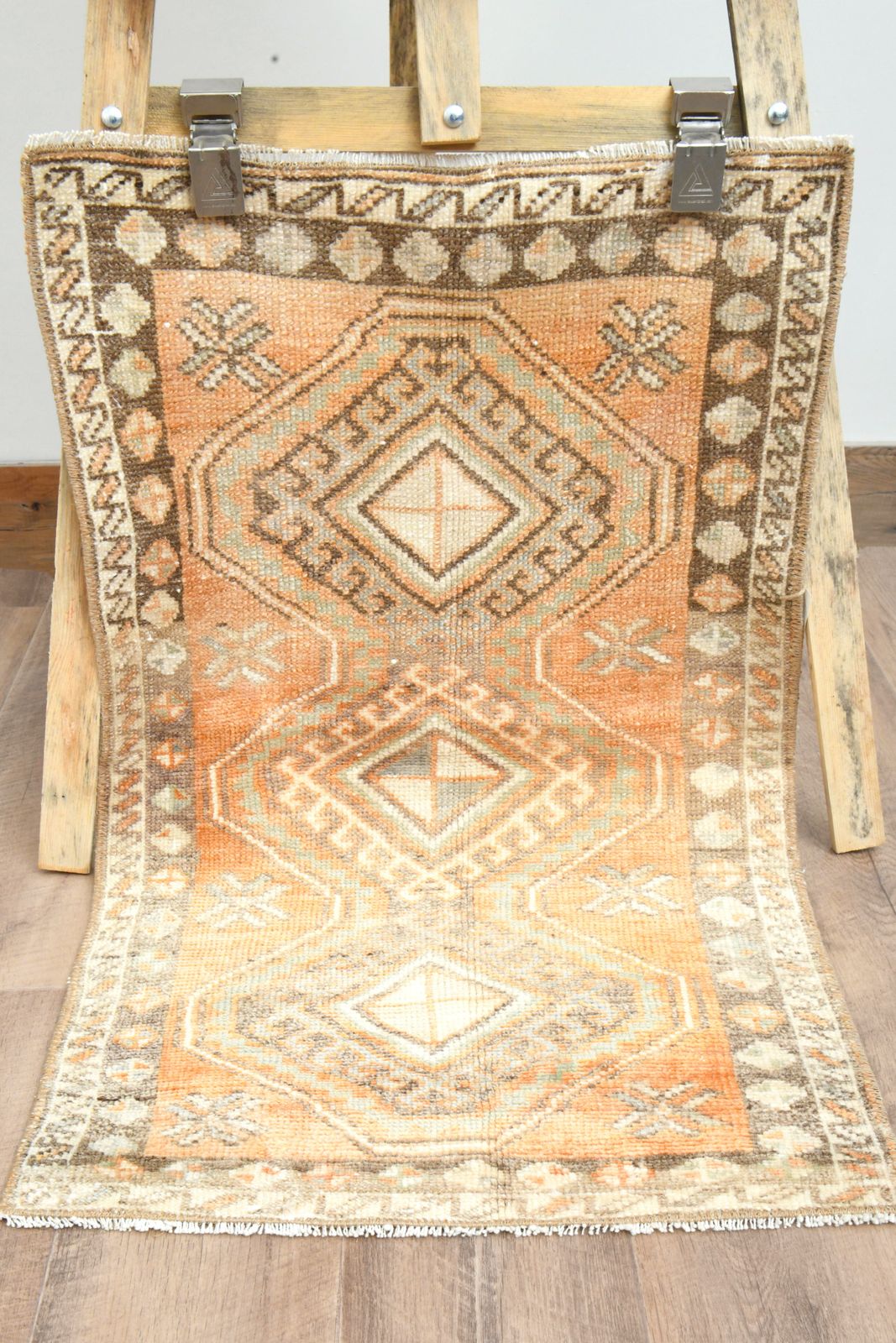 2x3 Turkish Small Rug, Bath Mat, Bathroom Rugs, Wool Oushak Carpet, Wool Bedside Carpets, Handmade, Washable