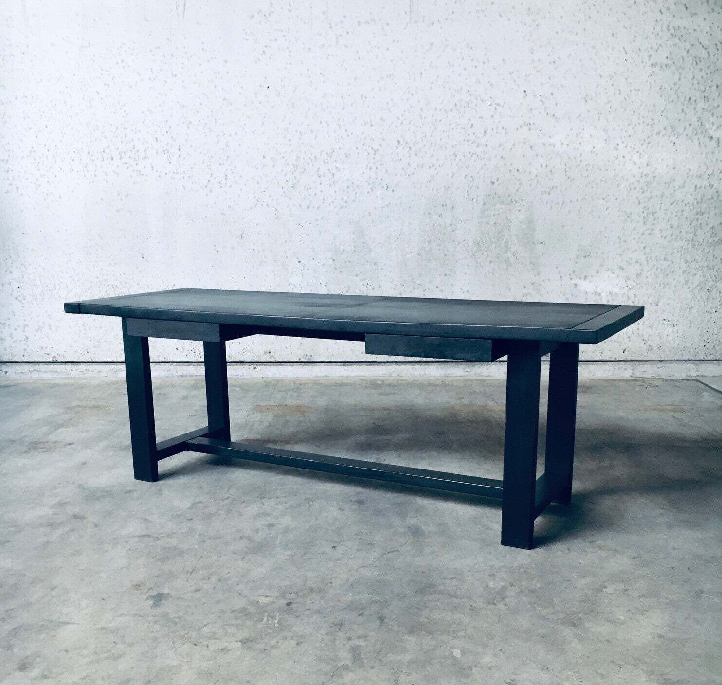Midcentury Modern Design Dining Table / Desk By J. Batenburg For Mi, Belgium 1969 photo furniture