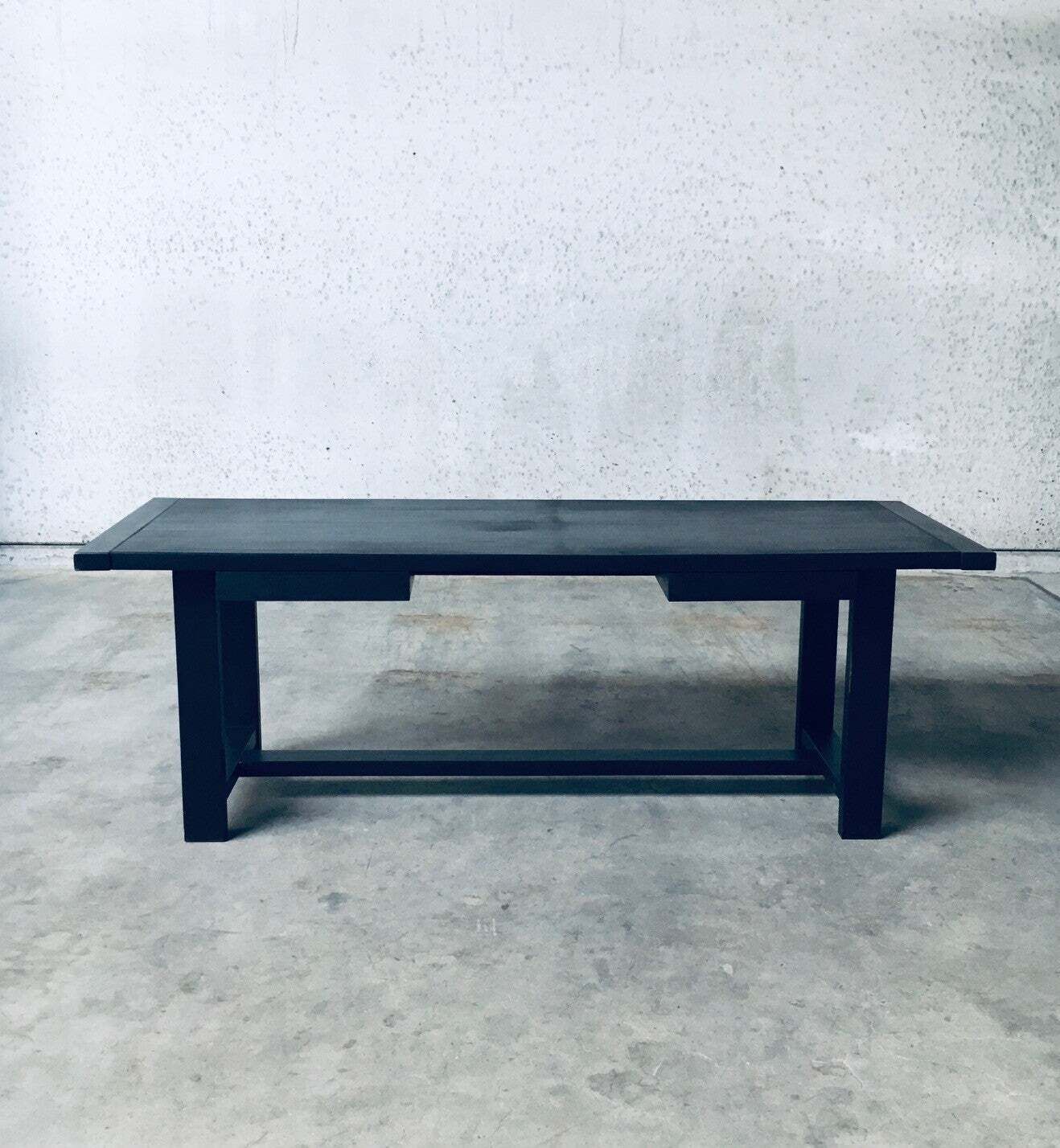 Midcentury Modern Design Dining Table / Desk By J. Batenburg For Mi, Belgium 1969 photo Furniture