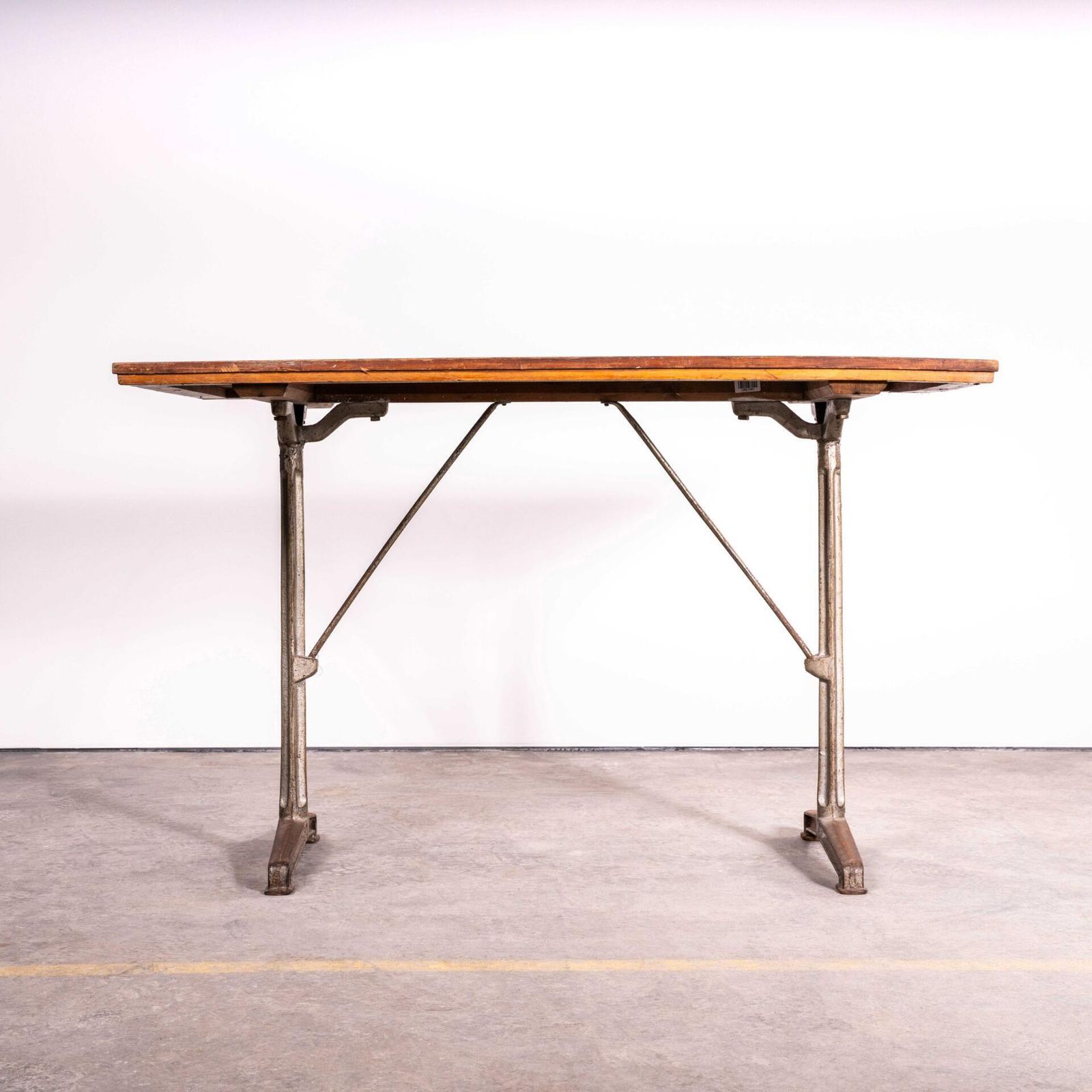 1930’s French Original Cast Base Small Dining Table