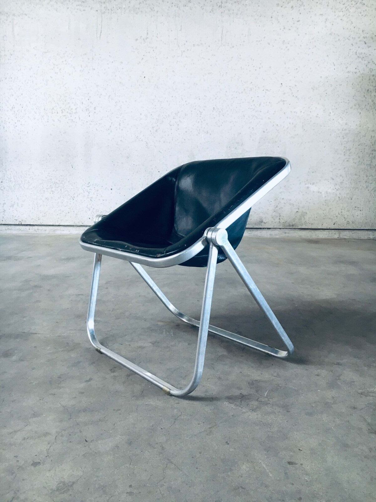 Plona Lederen Stoel Door Giancarlo Piretti Voor Castelli, Jaren 1970, Italië photo furniture