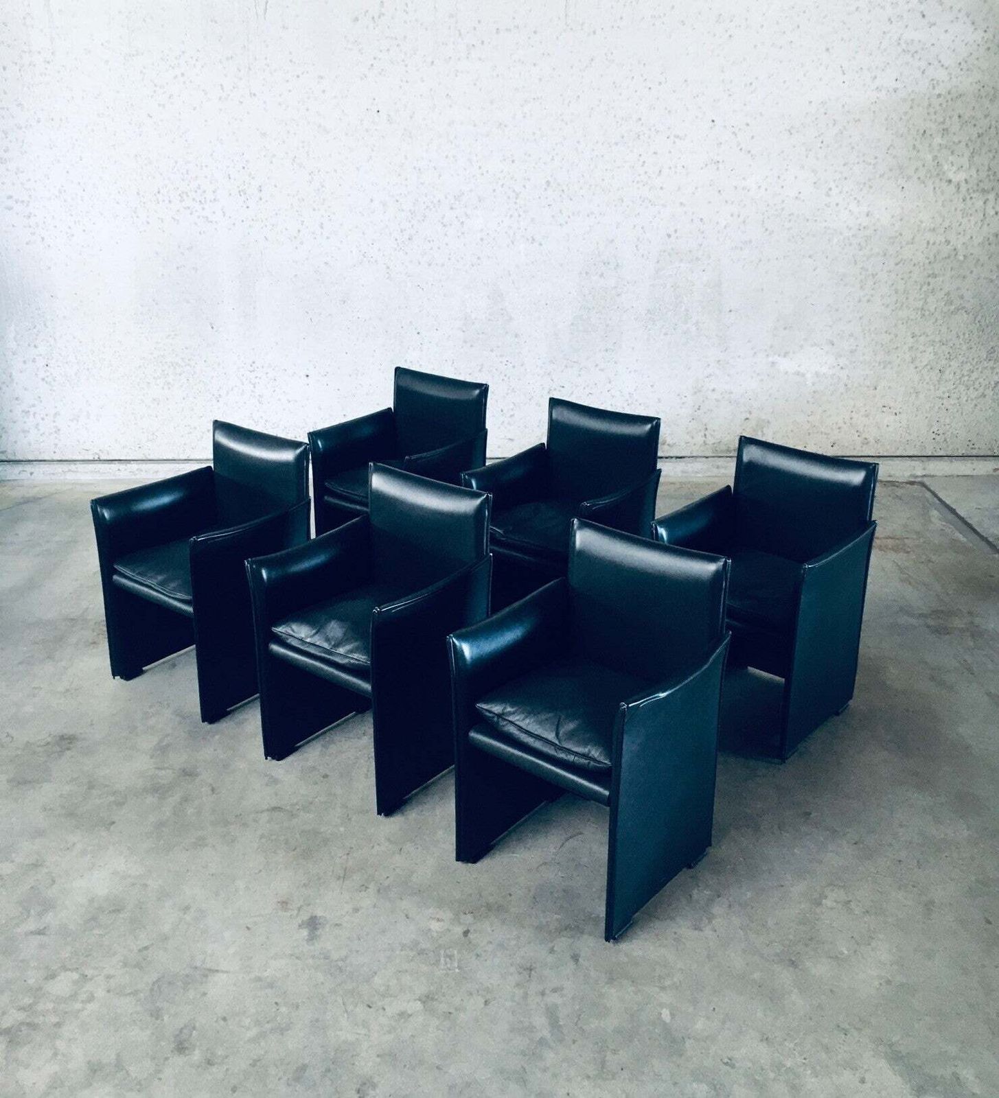 photo furniture Postmodern Design 401 Break Fauteuils Van Mario Bellini Voor Cassina, Italië, Jaren 1980