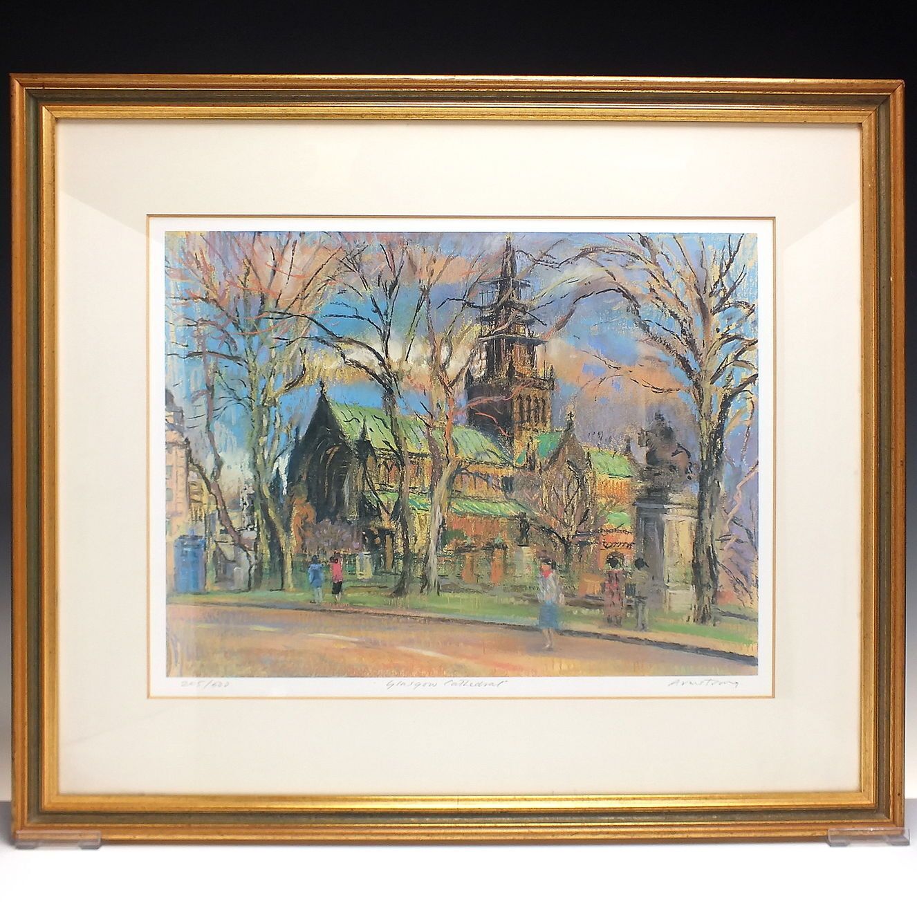 Glasgow Cathedral By Anthony Armstrong, Scottish B1935, Limited Edition Print 205/500 Lower Right,