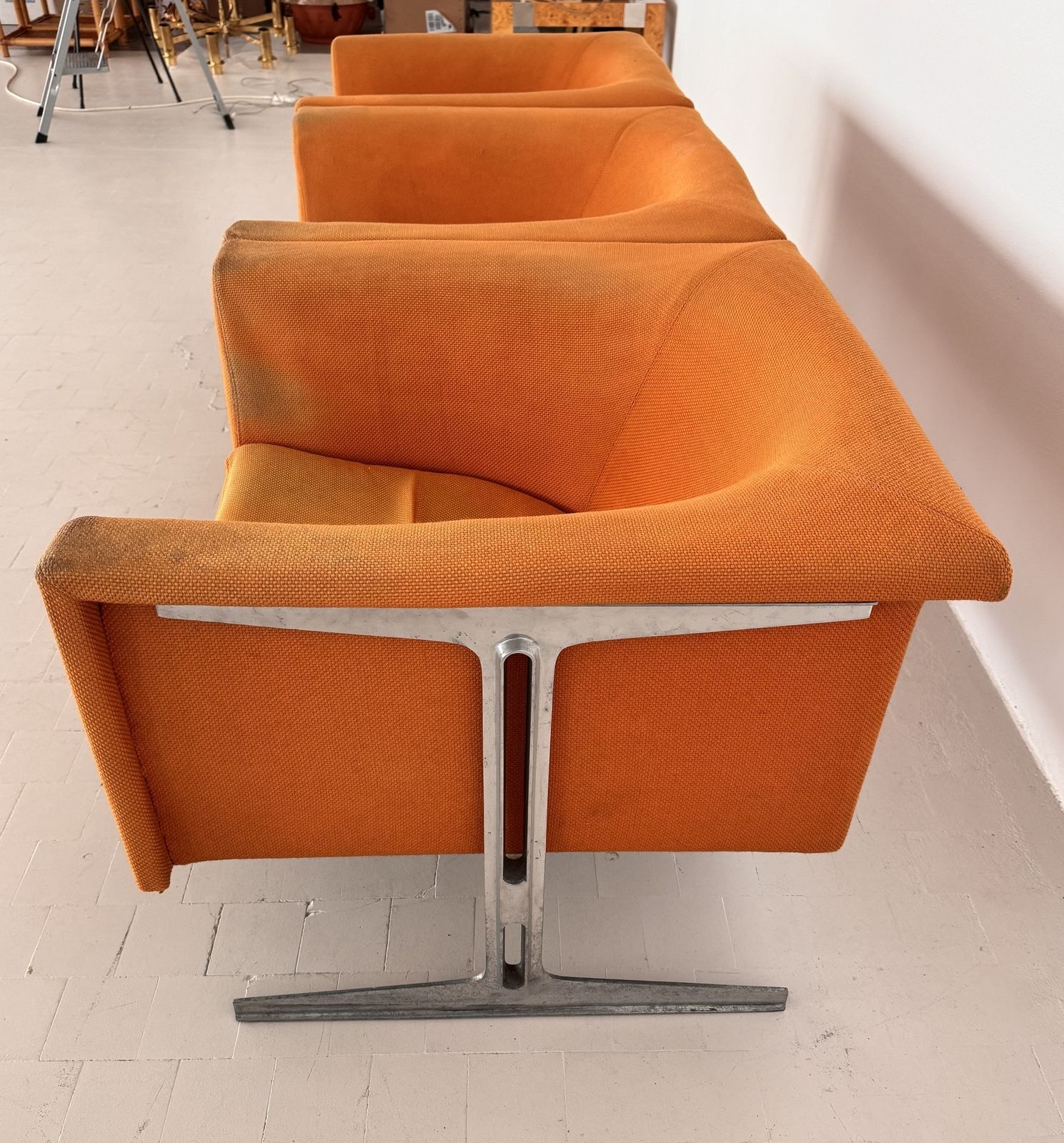 Rare 3 Seater Sofa Mod 630 By Geoffrey Harcourt For Artifort, 1974 photo Furniture