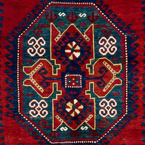 5.6x9 Ft Antique Caucasian Lori Pambak Kazak Rug photo furniture