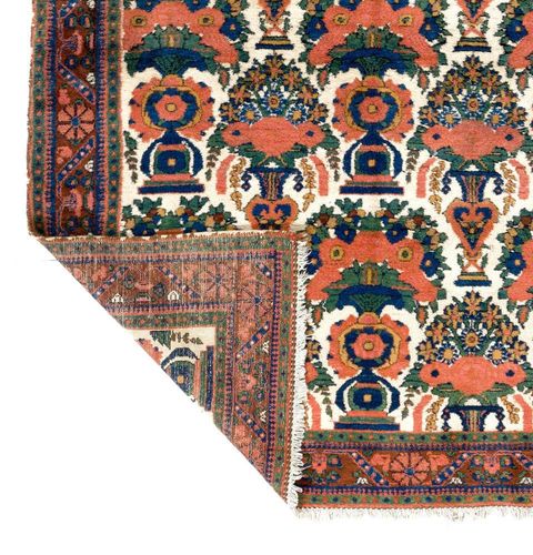 4.8x6.3 Ft Antique Tribal Rug, Excellent Original Condition photo 1536.0