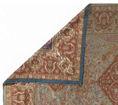 6.6x11.5 Ft Rare Antique Double Sided "Angora" Wool Oushak Rug, Ca 1890 photo 5119.0