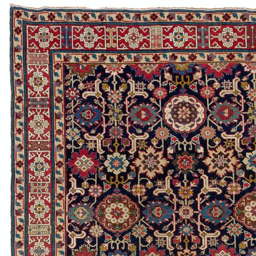 5.3x12 Ft Museum Quality Antique Caucasian Kuba Rug, Circa 1800 photo for sale