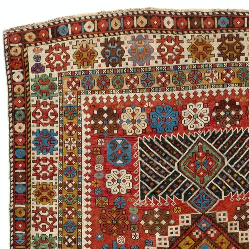 4.3x9 Ft Antique Caucasian Shirvan Shahnazar Rug photo for sale