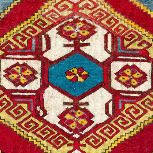 4.2x5.8 Ft Antique Anatolian Karapinar Rug, Ca 1900 photo furniture