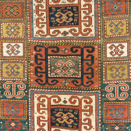 4.2x8.6 Ft Antique Caucasian Karatchoph Kazak Rug, Circa 1875 photo furniture
