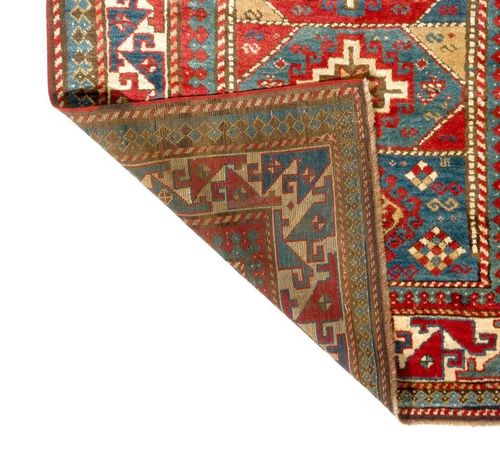 4x8 Ft Antique Caucasian Moghan Kazak Rug, 19th Century photo 3299.0