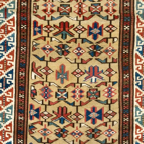 3x6.7 Ft Antique Caucasian Daghestan Rug, Circa 1880 photo Textiles