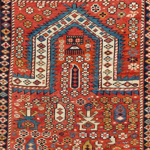 3x4.8 Ft Antique Caucasian Shirvan Prayer Rug photo furniture