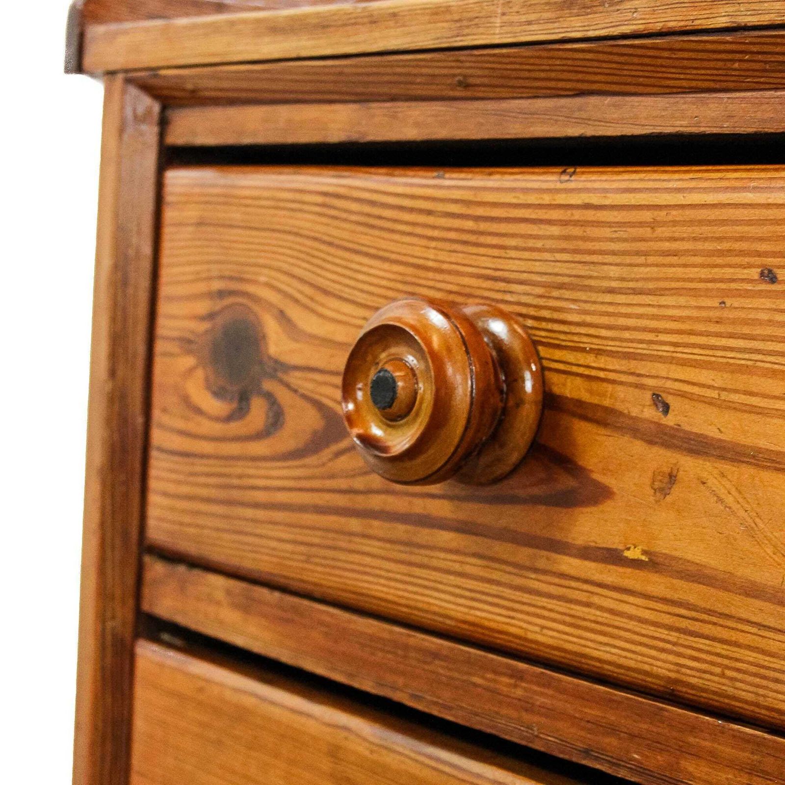 Antique 19th Century Pine Chest Of Drawers | Antique Storage | Pine Drawers | Bedroom Furniture | Pine Furniture photo vintage
