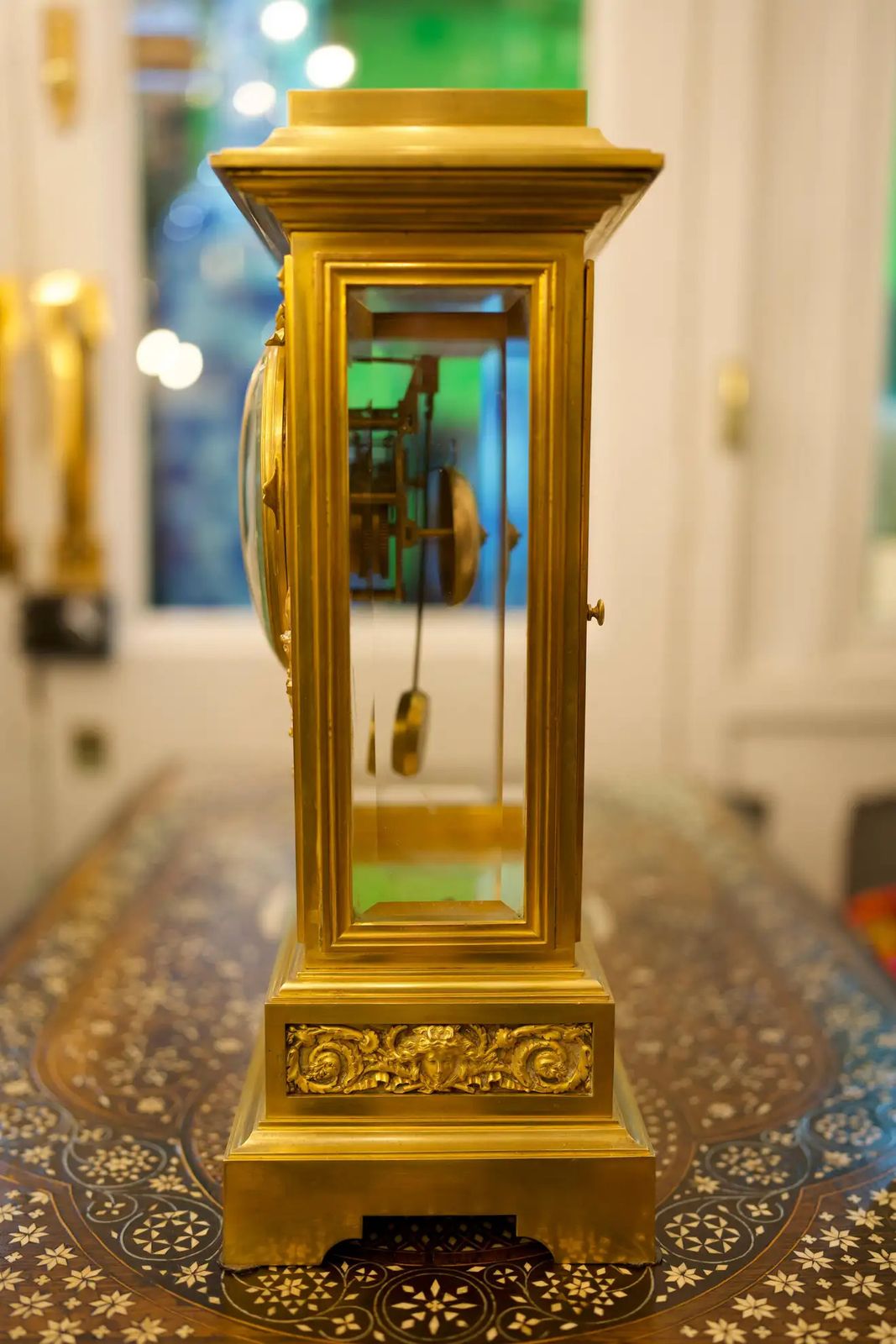 19th Century Louis XVI Style Regulator Gilt Bronze Clock By Ferdinand Berthoud photo for sale