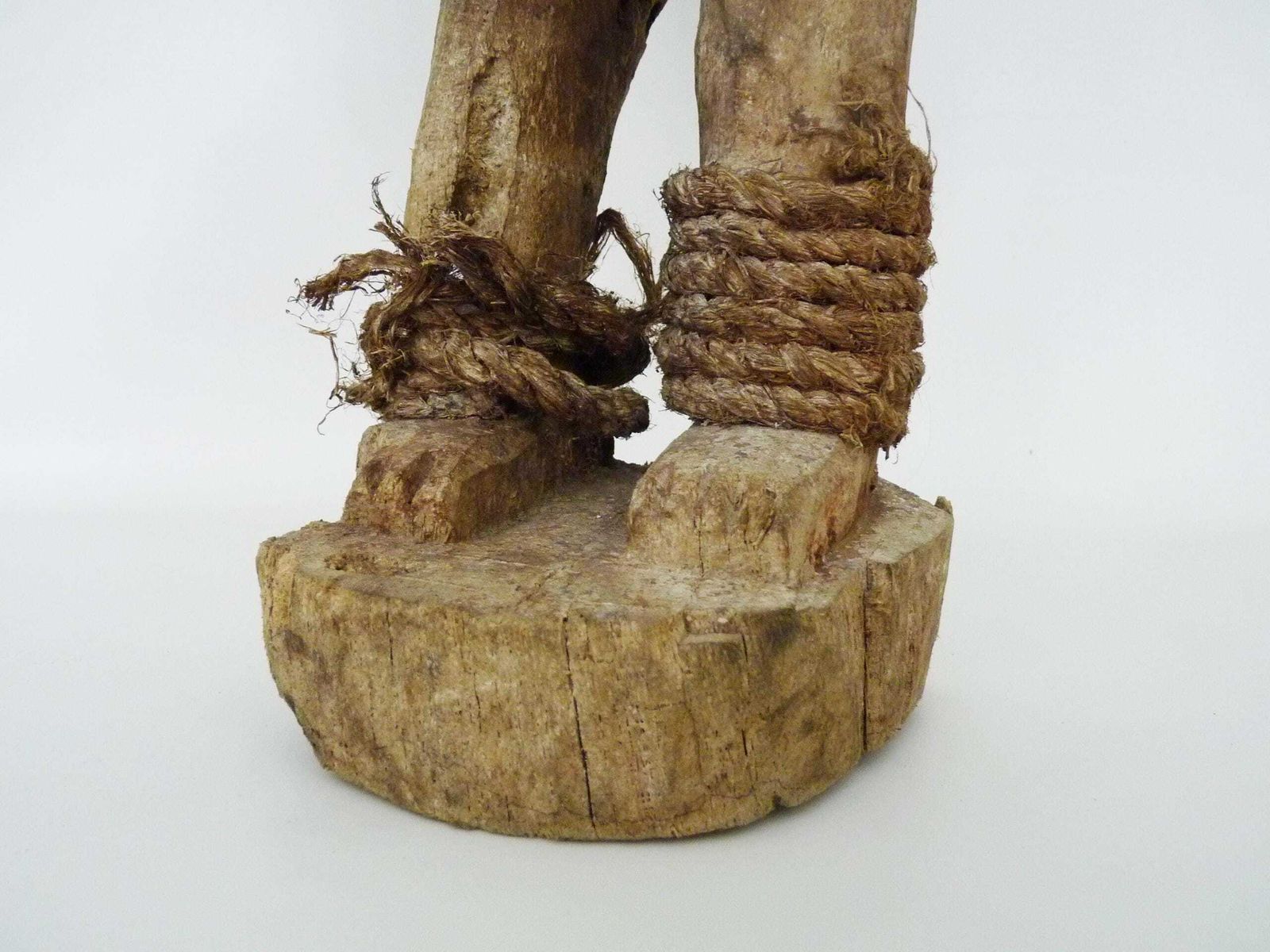 Large Nkisi Nkondi Fetish Reliquary Statue With Nails And A Ventral Reliquary Box. Congolese Fetish In Carved Wood, 1950s. photo vinterior