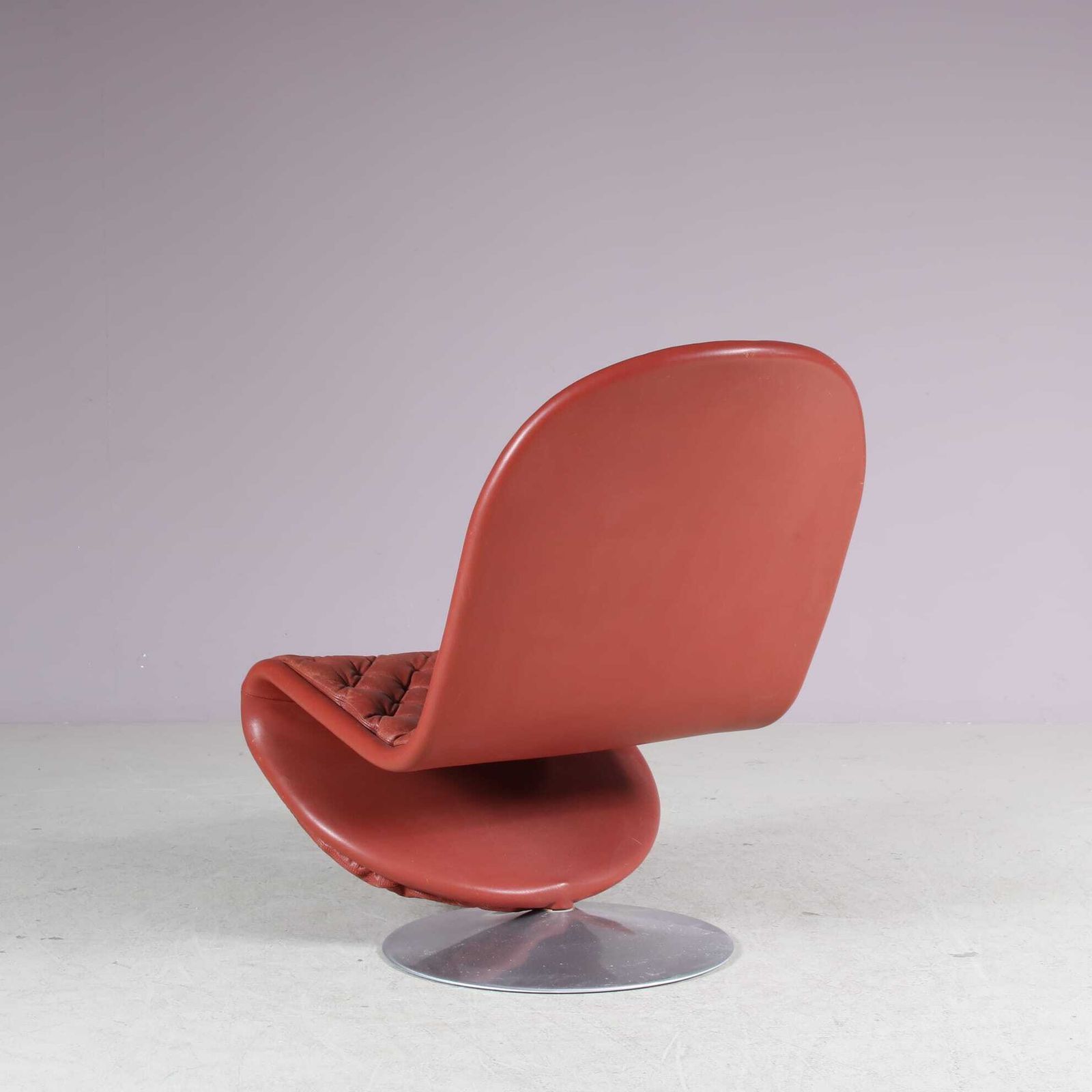 1970s Lowback “1 2 3” Chair By Verner Panton For Fritz Hansen, Denmark photo vinterior