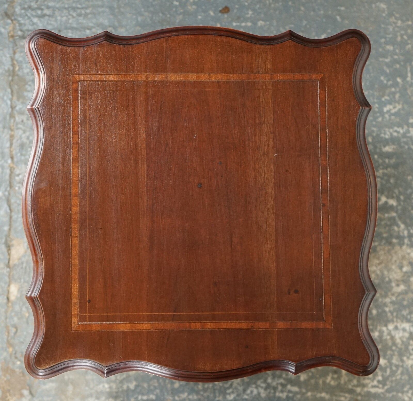 photo for sale Antique Edwardian Revolving Bookcase With A Serpentine Shaped Top