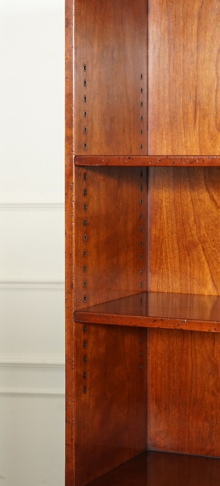photo vinterior Harrods London Kennedy Three Drawers Burr Yew Wood & Brass Military Bookcase