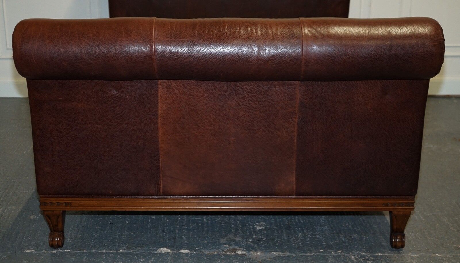 photo furniture Stunning King Size Bonaparte Carved Leather Bed And So To Bed Rrp £14,000