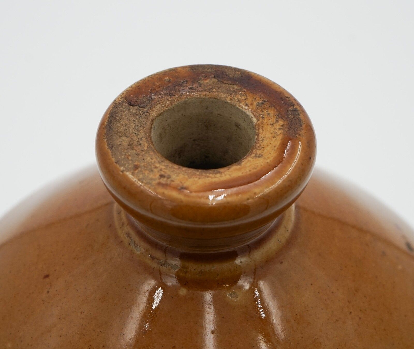 Decorative English Antique Stoneware Jug Flower Vase photo vinterior