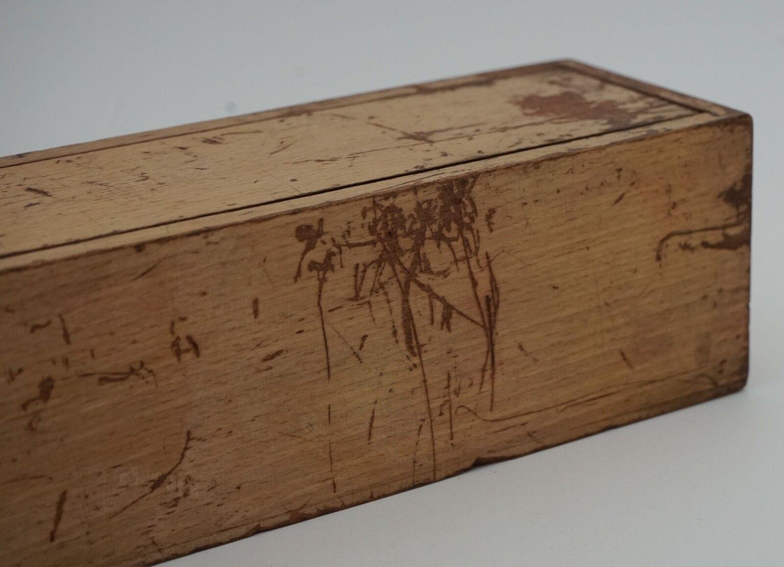 Late 19th Century Box Of Traditional Game Niner Dominos With Stunning Patina photo buy