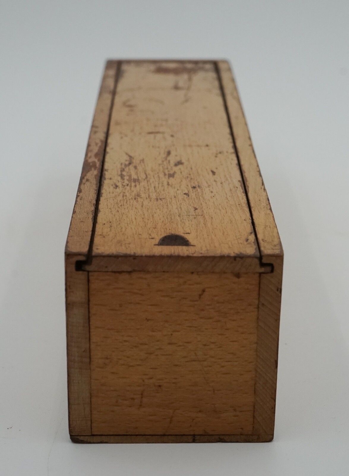Late 19th Century Box Of Traditional Game Niner Dominos With Stunning Patina photo vintage