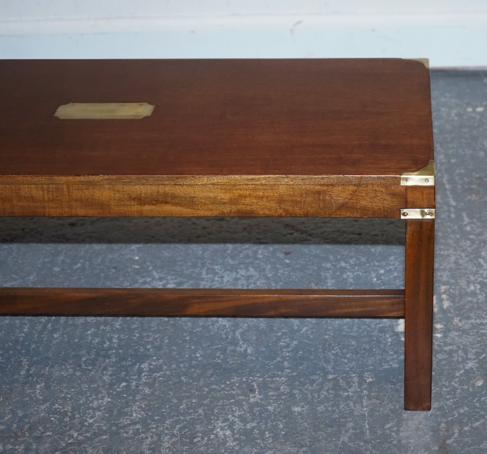 Restored Harrods Reh Kennedy Military Campaign Coffee Table photo buy