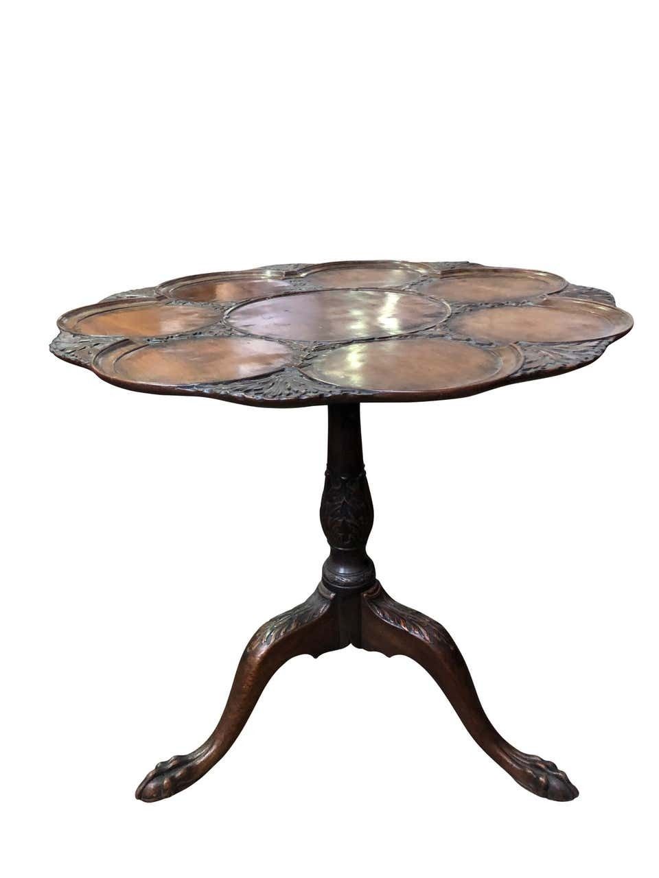 Georgian Mahogany Tilt Top Supper Table, 19th Century photo vinterior