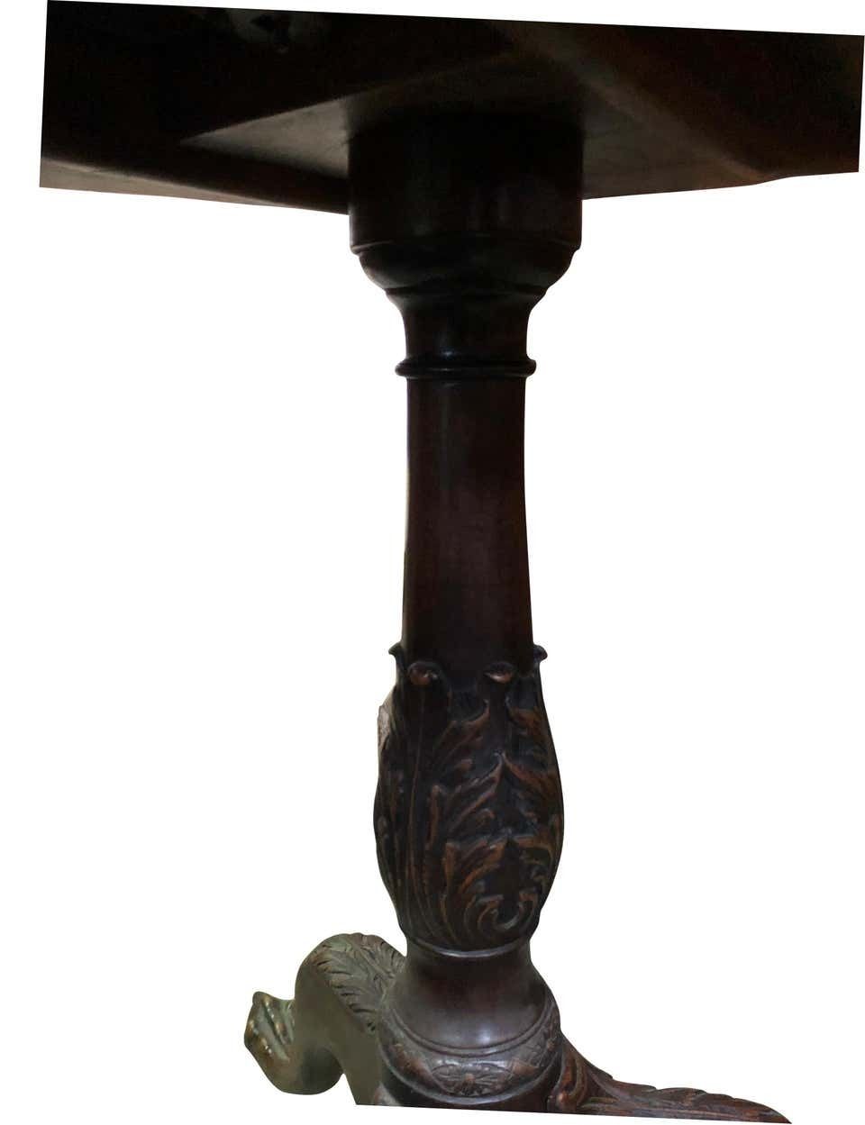 Georgian Mahogany Tilt Top Supper Table, 19th Century photo vintage