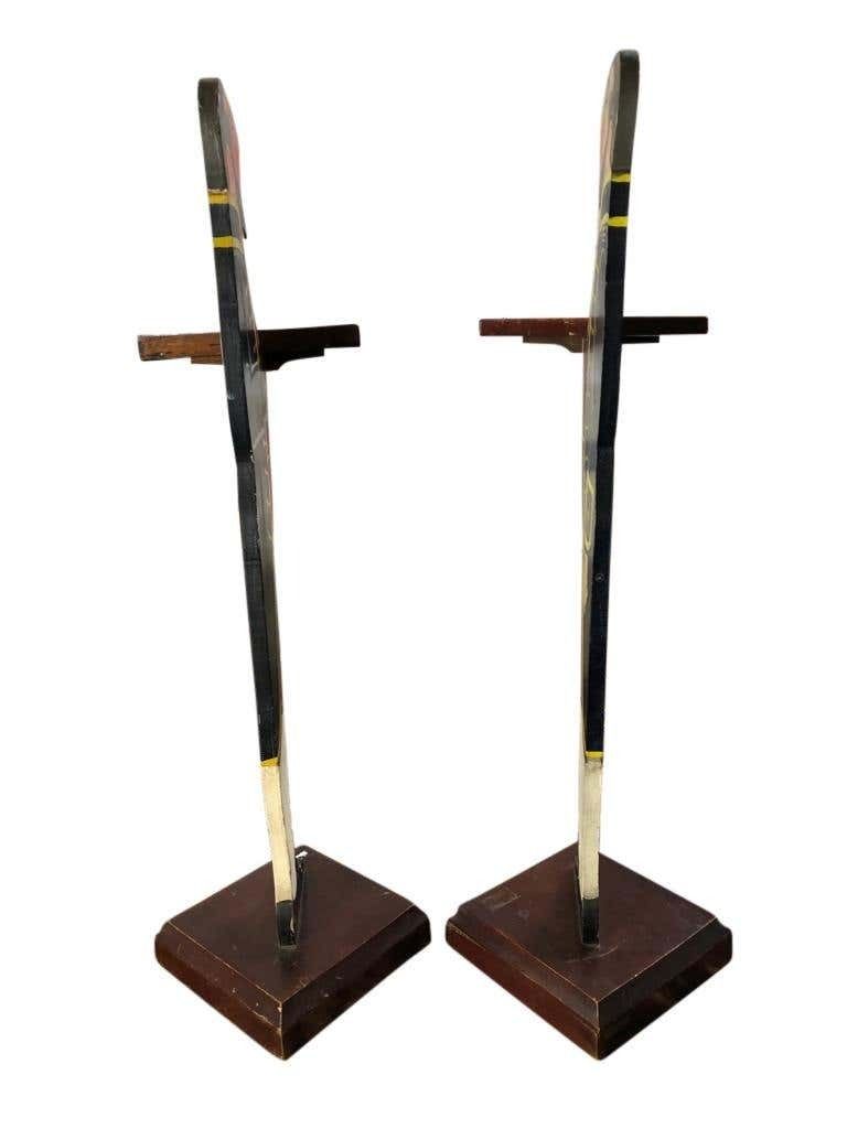Art Deco Period, Matched Pair Of Dumb Waiter Stands photo Art